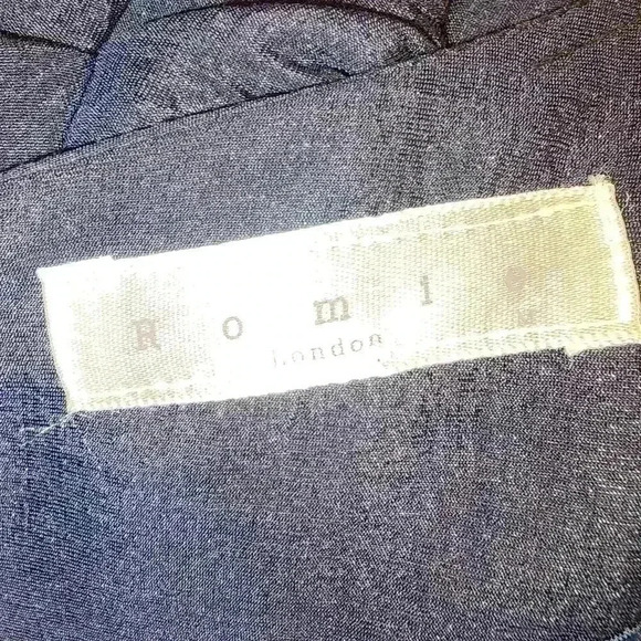 Romie london vintage blue midi dress , medium, D630.1304 - Picture 6 of 6